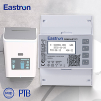 Medidor de Energía Inteligente Trifásico para Vehículos Eléctricos SDM630-EV V2, Certificado Eichrecht y MID, Bidireccional, 100A, Montaje en Riel DIN