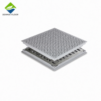Lantai Modular Anti-Statik Aluminium Berlubang dengan Kisi Ventilasi untuk Ruang Bersih Pusat Data IDC SENMAI