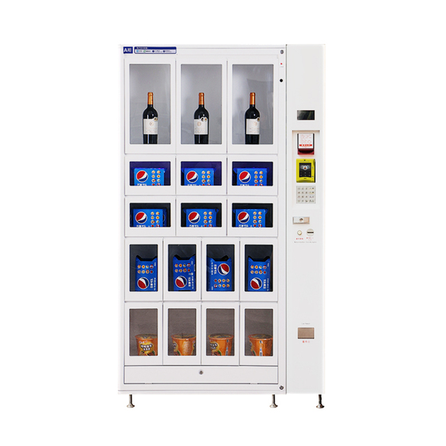 EASIVEND 24 Hours Automatic 17 Different Choices Room Temperature Locker Vending Machine Wine/ Cola /cup Noodles Vending Machine