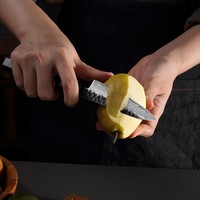 Paudin Classic 3.5 pouces couteaux à fruits japonais en acier damas cuisine couteau à éplucher Nature manche en bois d'ébène