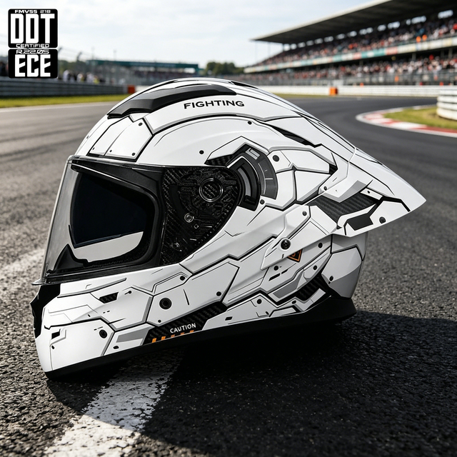 2026 New Model Full Face Helmet Casco Moto DOT ECE Approved ABS Shell Ventilated Factory Wholesale