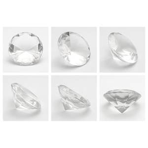 Pièce décorative de bureau en cristal blanc diamanté de 40 mm - Product Image 2