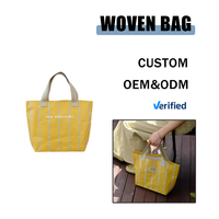 Bolsa Tejida de Polipropileno Laminado, Ecológica, Personalizada, de Gran Capacidad y Duradera, con Logotipo