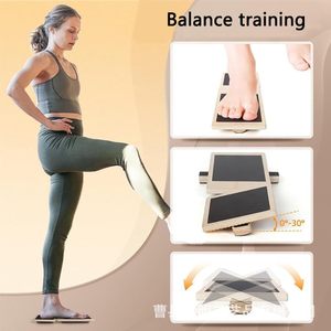 Tabla de madera para estirar los pies, antideslizante, para yoga, pilates, entrenador de equilibrio, corrector de postura para ejercicios de fitness - Product Image 3