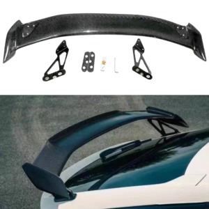 Aileron arrière en fibre de carbone véritable, directement de l'usine, pour <span class=keywords><strong>Honda</strong></span> Civic FL1 FL5 <span class=keywords><strong>Type</strong></span>-<span class=keywords><strong>R</strong></span> 11ème génération <span class=keywords><strong>2023</strong></span>+ - Product Image 2