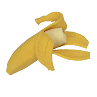HMJ Wholesale Populaire Jouet Anti-Stress pour Enfants, Autistes et Adultes, en TPR, 16 cm, Squishy Banane à Presser