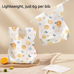 Confezione da 20 Bavaglini Usa e Getta Facili da Usare per Bambini e Neonati, Bavaglini da Viaggio Pratici per Genitori Impegnati - Product Image 5