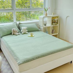 Buz yatak yaz serme yatak buz ipek monte levha nevresim takımı soğuk Mat yatak örtüsü - Product Image 2