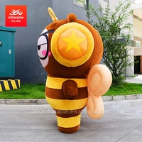 Géant extérieur Commercial publicité gonflable debout Animal abeille modèle personnalisé gonflable dessin animé petite abeille