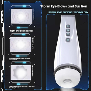Volledig automatische intelligente geluidsmultifrequentie vibratiesimulatie kanaal <span class=keywords><strong>vagina</strong></span> volwassen seksspeeltje vliegtuigbeker seks - Product Image 5