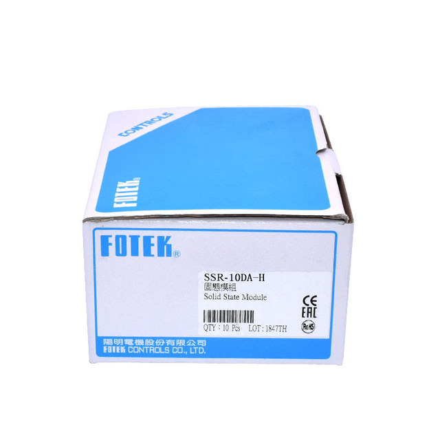 FOTEK Single Phase Solid State Relay SSR-10DA-H High Voltage Resistant DC Control Miniature General Purpose