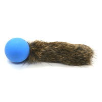 Balle en fourrure avec sons intérieurs, jouets mignons pour chats, jeu interactif, prix de gros