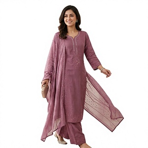 THIS <b>WEDDING</b> SEASON WEAR OUR BEAUTIFUL REAL HAND MIRROR WITH SEQUENCE EMBROIDERED <b>TOP</b> PLAZZO WITH DUPATTA - Product Image 1