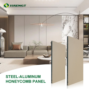 Panel de Techo Moderno de Alta Calidad con Estructura de Panal de Abeja de Acero y Aluminio, Placas Decorativas de Pared de Acero y Aluminio con Estructura de Panal de Abeja para Baño - Product Image 5