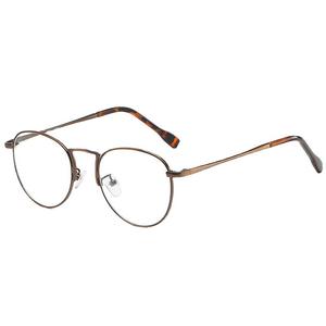 กรอบแว่นตากลมสไตล์ย้อนยุคสำหรับผู้หญิง B8 YC9706ป้องกันแสงสีฟ้าป้องกันรังสีน้ำหนักเบาแบบเต็มกรอบ - Product Image 3