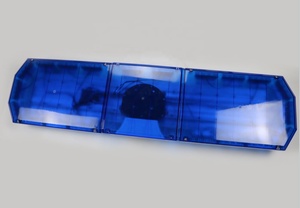 Barre lumineuse stroboscopique d'avertissement de véhicule d'urgence de 3 watts haute luminosité barre lumineuse de pompier d'ambulance avec sirène et klaxon de haut-parleur - Product Image 6