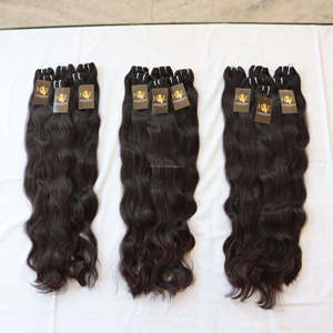 Mèches de cheveux vierges à cuticules alignées, cheveux humains non traités, bouclés, indien, vente en gros, cheveux brésiliens vierges - Product Image 2