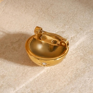 Bijoux de mariage personnalisés pour enfants, pendentif étoile octogonale en acier inoxydable étanche, incrusté de diamants blancs CZ - Product Image 4