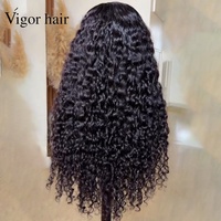 Perruque longue en cheveux brésiliens bouclés, 26 pouces, dentelle HD 5x5, densité 300%, cheveux humains vierges de luxe, perruques sans colle personnalisées