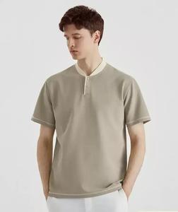 เสื้อยืด OEM สกรีนโลโก้ตามสั่งสำหรับผู้ชาย เสื้อยืดแขนสั้นสีพื้นสำหรับฤดูร้อน ใส่ได้ทั้งชายและหญิง เสื้อผ้าคลาสสิกอเนกประสงค์ราคาประหยัด - Product Image 1