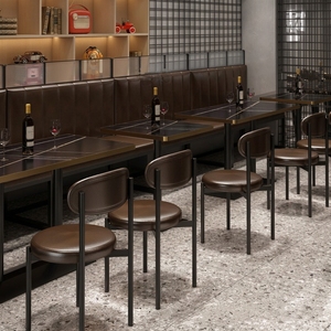 Ensemble table et chaises de bistrot en bois massif, style minimaliste moderne, pour salon de thé, <span class=keywords><strong>café</strong></span>, chaises de boîte de nuit, package complet pour pub et restaurant - Product Image 1