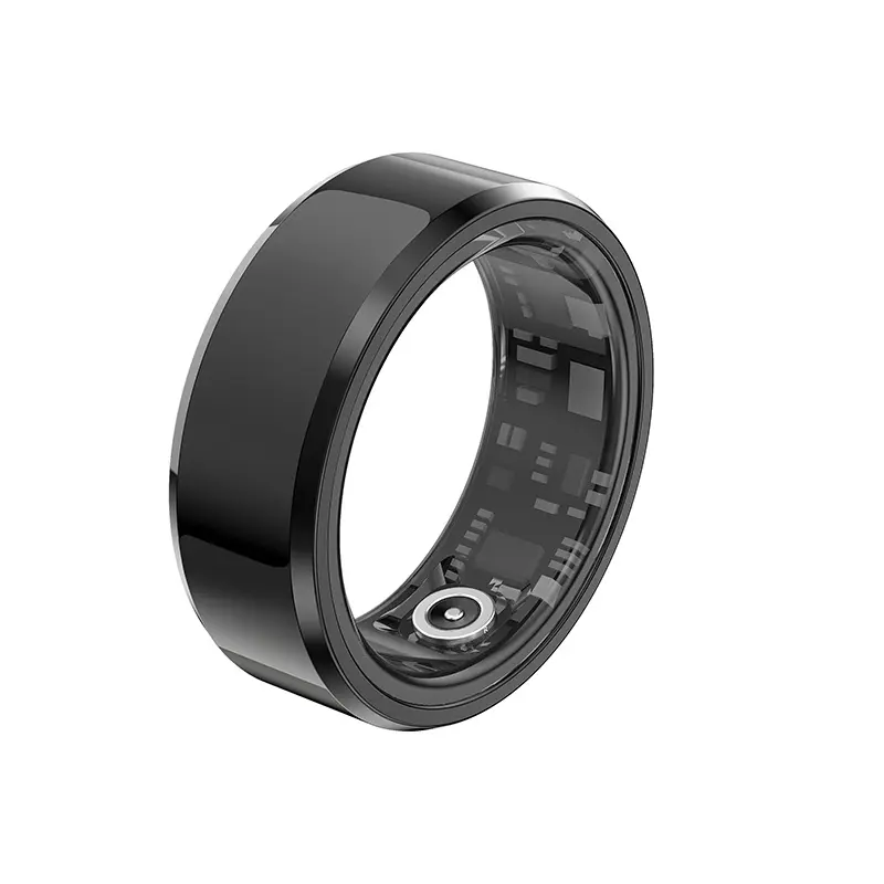 Smart Ring Sleep Fitness Tracker Portable Health Tracking with Charging Case