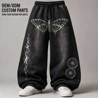 Celana Sweatpants Pria Model Baggy Kasual, Celana Training Kaki Lebar Ukuran Besar, Streetwear Desainer, Celana Jogging Baggy Pria