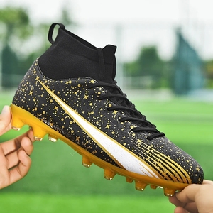 <span class=keywords><strong>Scarpe</strong></span> da calcio <span class=keywords><strong>TF</strong></span>/FG <span class=keywords><strong>scarpe</strong></span> da calcio traspiranti alla caviglia <span class=keywords><strong>scarpe</strong></span> da calcio professionali da esterno in erba antiscivolo taglia EUR taglia 35-47 - Product Image 5