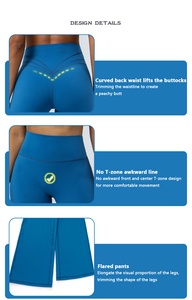 XW-sm2302 New High-Quality Best-Selling Nylon <strong>Leggings</strong> With No Embarrassing Lines on the Front, High Waist and Tight Hip Design - Product Image 3