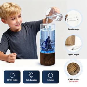 Lampada in Resina Personalizzata King Monster Go.dzil.la, Luce Notturna con Base Rotante, Decorazione <span class=keywords><strong>per</strong></span> la <span class=keywords><strong>Casa</strong></span>, Regalo <span class=keywords><strong>per</strong></span> <span class=keywords><strong>Lui</strong></span>, Amici, Fan e Collezionisti - Product Image 4