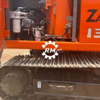 Excavatrice hydraulique sur chenilles d'occasion HITACHI ZX130, 13 tonnes, pour travaux de terrassement et construction, ZX135US-3 ZX120 ZX130W