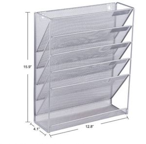 Metal Mesh Wall <b>File</b> <b>Organizer</b> Holder Mesh Hanging Paper Document Holder - Product Image 4