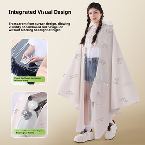 Veste <span class=keywords><strong>de</strong></span> cyclisme double pour vélo/vélo électrique/moto/scooter, poncho imperméable, <span class=keywords><strong>cape</strong></span> - Product Image 4