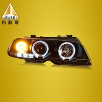 Phares avant modifiés à LED BMQD119 pour BMW E46 1998-2002, avec feux stop intégrés, pour la vente en stock