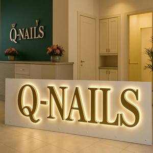 Señales de negocios iluminadas con LED mental 3D personalizadas, señalización de logotipo de marca de empresa de tienda al aire libre - Product Image 5