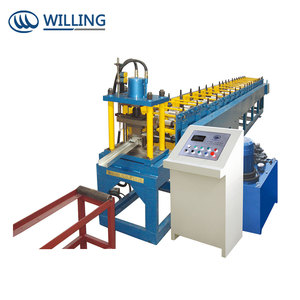 WILLING half round <strong>used</strong> <strong>gutter</strong> roll forming <strong>machine</strong> pipe made in china steel ce new 1 year - Product Image 2