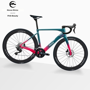 Vélo de course sur route en carbone Toray T800 Mitsubishi TR50 SHI MANO R7170 Di2 2*12 électronique hydraulique à disques blanc - Product Image 5