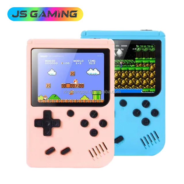JSGAMING Kids Birthday Party Gifts Portable Mini 2.4 Inch Handheld Game Console Retro Single Player with 400-500 Classic Games