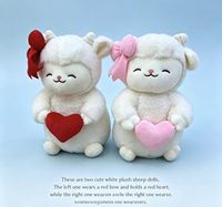Almohada de Peluche Personalizada en Forma de Corazón Rosa