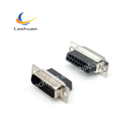 Conector D-SUB de 9-37 Pines, Impermeable, Macho y Hembra, Cable a Cable, Terminales Rectos de Crimpado, Suministro de Fábrica LECHUAN
