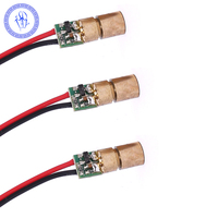 Boîtier en laiton, Mini tête Laser à points, 5mw, 650nm, 5 pièces