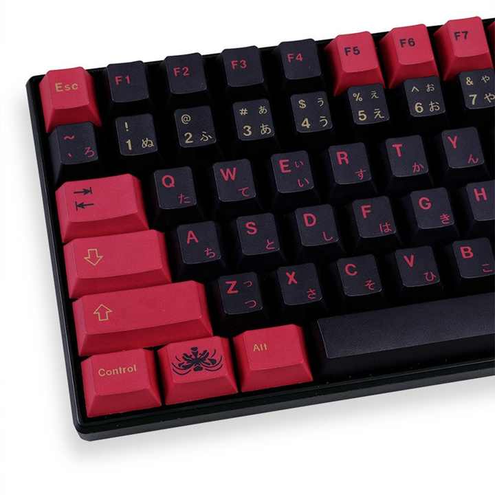 GMK Higanbana Keycaps - Dye Sublimation Cherry Profile