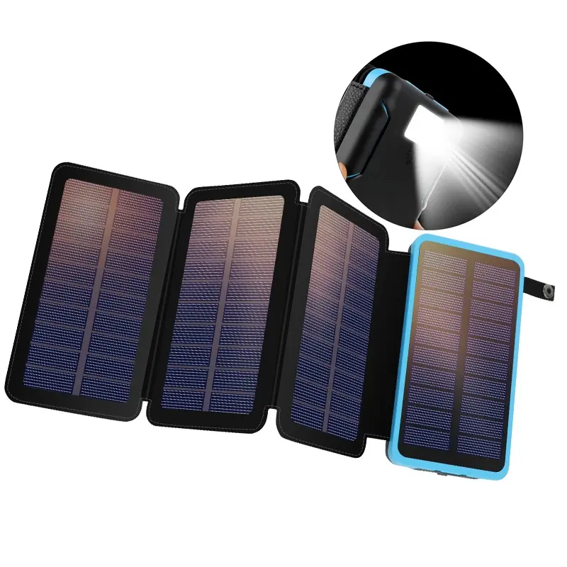 DUAL Usb Waterproof Solar Power Bank 25000 Mah caricabatterie solare caricabatteria solare caricabatterie per pannello banca di alimentazione del sistema solare