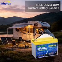 Batterie LiFePO4 Haute Capacité 38.4V 100AH Grade A Alimentation de Secours 6000 Cycles RV BMS Bluetooth Terminal M8 CE RoHS IP67 OEM ODM