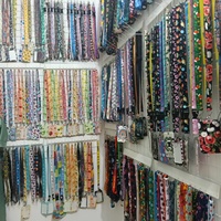 Porte-clés de poignet en nylon de haute qualité avec mousqueton, porte-carte d'identité, broderie personnalisée, cadeaux promotionnels courts