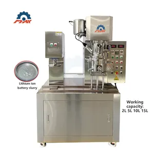 Lithium ion battery slurry mixing machine lab industrial dual shaft vacuum double planetary mixer and presses 2L 5L 10L