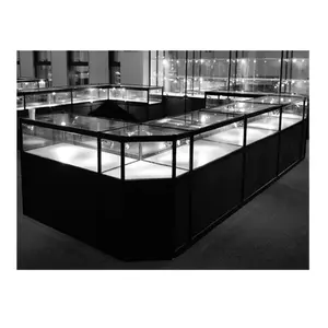 Hot Selling Glass Luxury Jewelry Vitrin Display Showcases Cabinet For Shopping Mall