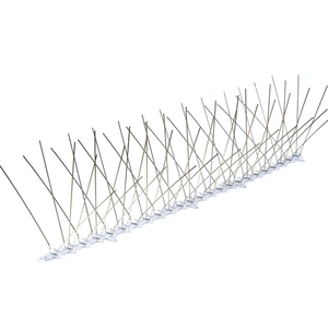 Répulsif <span class=keywords><strong>anti</strong></span>-pigeon en acier inoxydable massif de 60cm pour <span class=keywords><strong>gouttières</strong></span> de toit, surfaces plates ou incurvées - Product Image 2