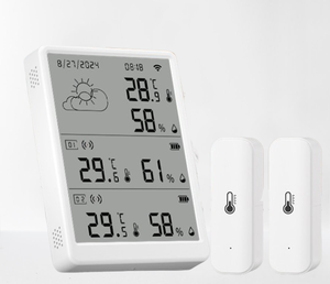 Tuya akıllı Graffiti WiFi akıllı termostat sıcaklık nem izleme akülü OLED ekran otel kullanımı uzaktan - Product Image 1