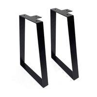 Design moderne, style industriel, pieds de table noirs, pieds de banc en métal pour pieds de meubles, pieds de bureau